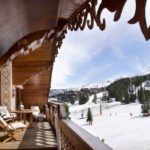 Appartement Loze 6 - Terrasse avec vue pistes