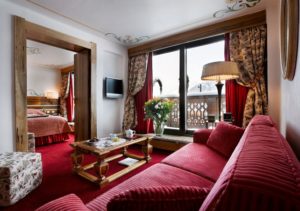 hôtel La Loze - Suite salon et chambre