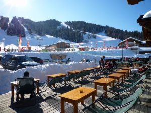 Hôtel Les Flocons - Terrasse extérieure